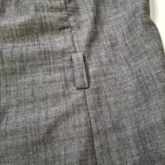 AGB Womens Sheath Dress Size 12 Gray Woven Princess Seams Back Zip - Picture 3 of 12